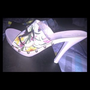 Authentic Gucci High Heel Clogs